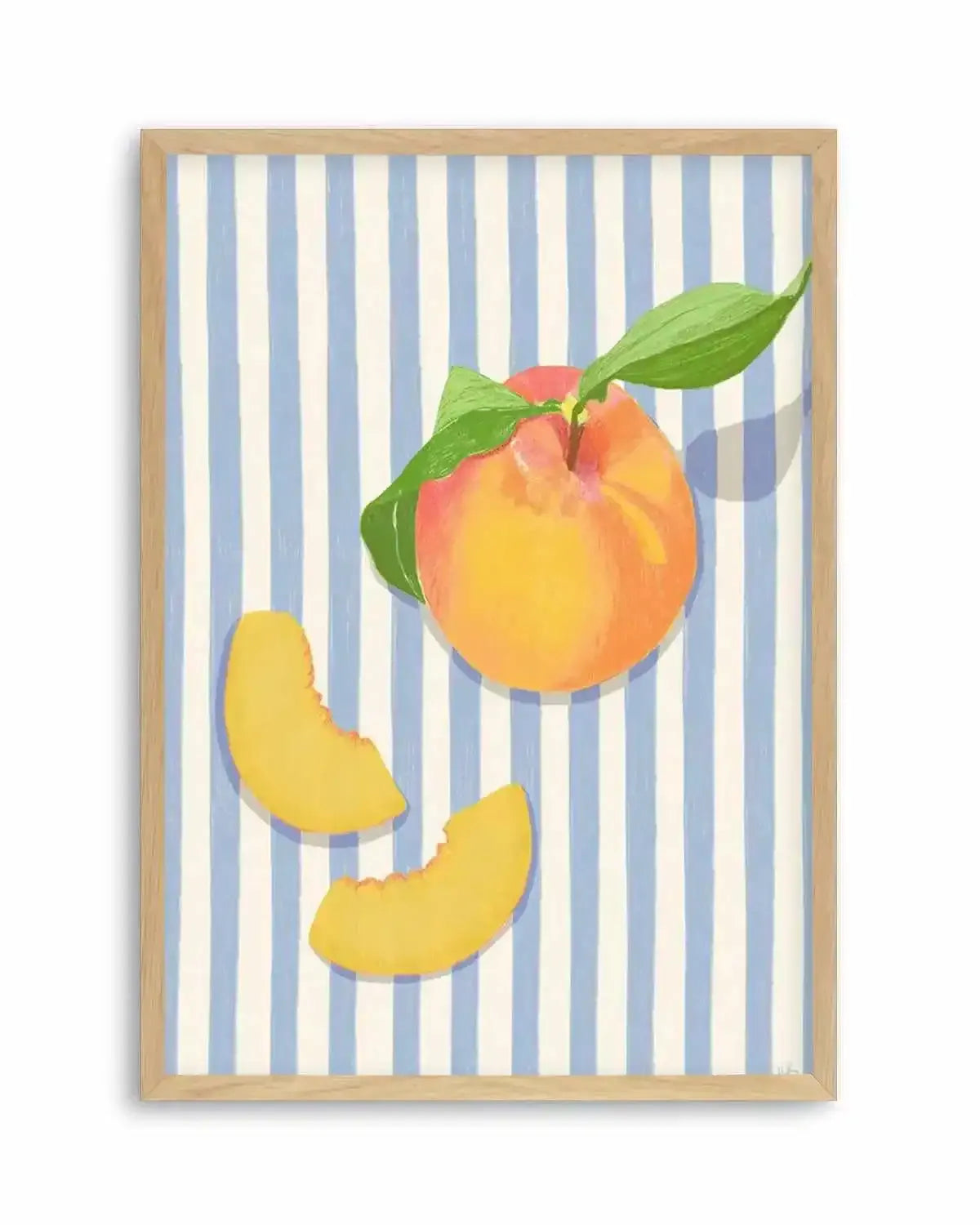 Just Peachy by Jenny Liz Rome Art Print from Olive et Oriel where you can shop wallpaper and artworks online