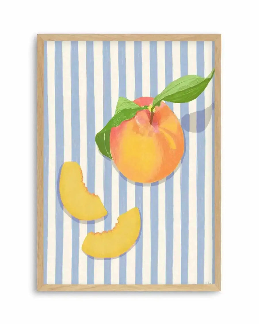 Just Peachy by Jenny Liz Rome Art Print from Olive et Oriel where you can shop wallpaper and artworks online
