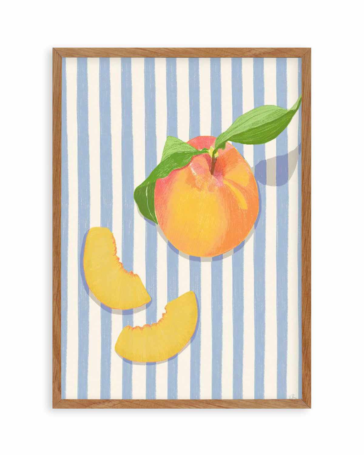 Just Peachy by Jenny Liz Rome Art Print