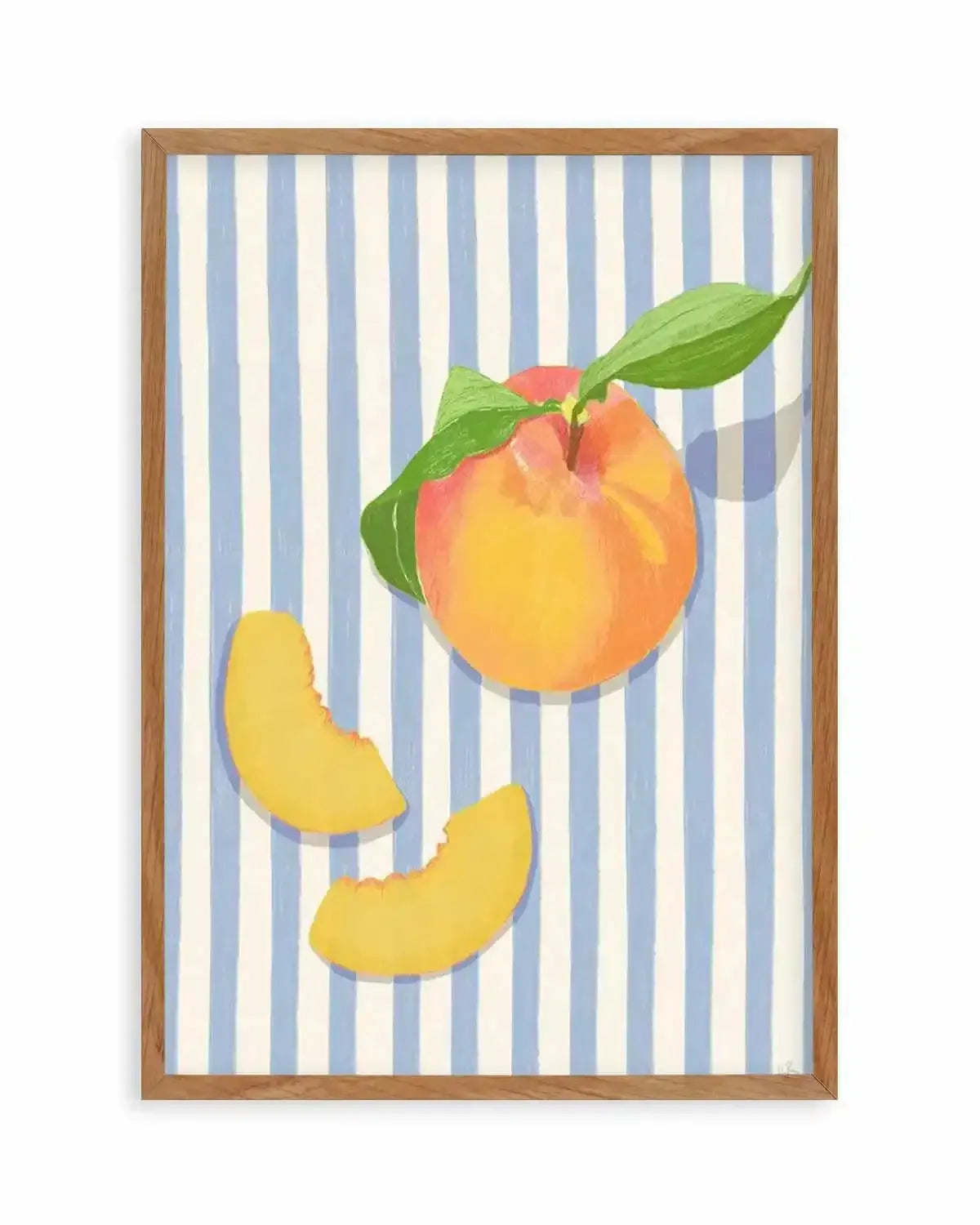 Just Peachy by Jenny Liz Rome Art Print from Olive et Oriel where you can shop wallpaper and artworks online