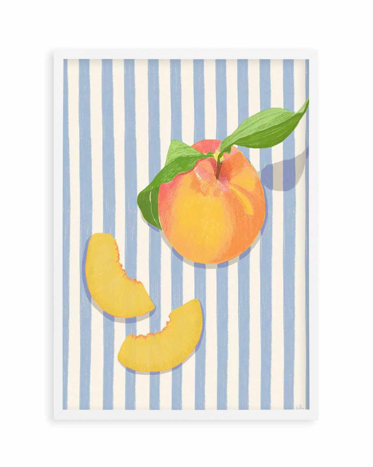 Just Peachy by Jenny Liz Rome Art Print