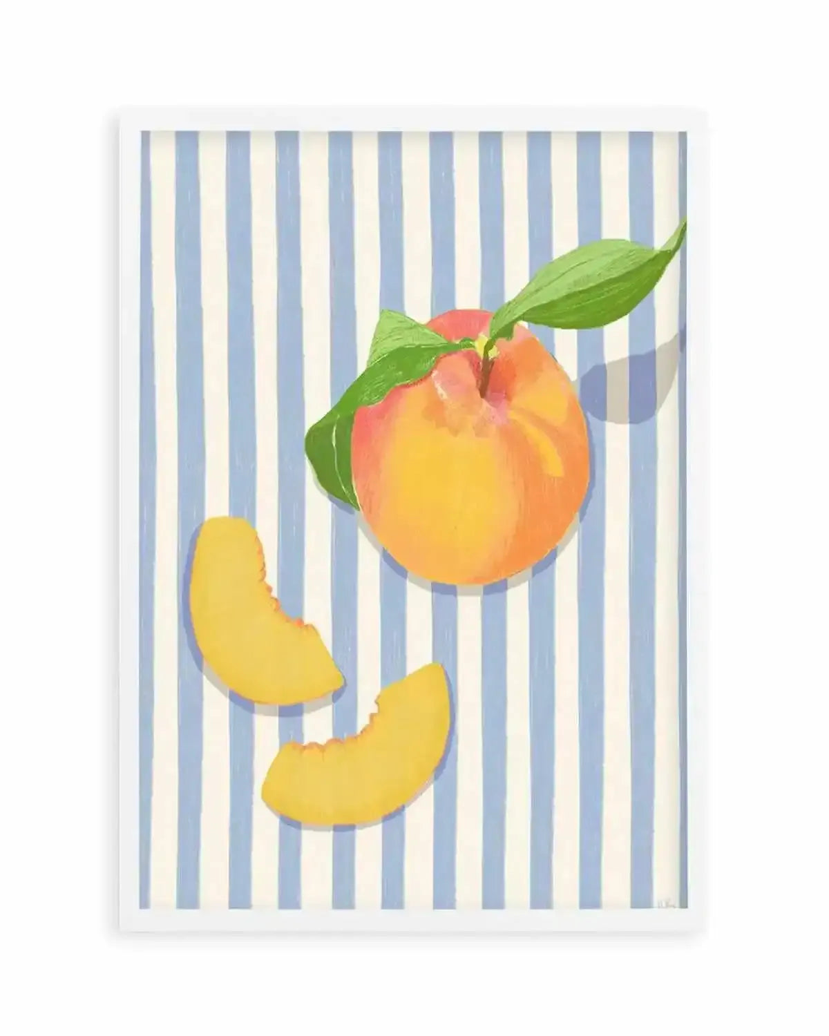 Just Peachy by Jenny Liz Rome Art Print from Olive et Oriel where you can shop wallpaper and artworks online