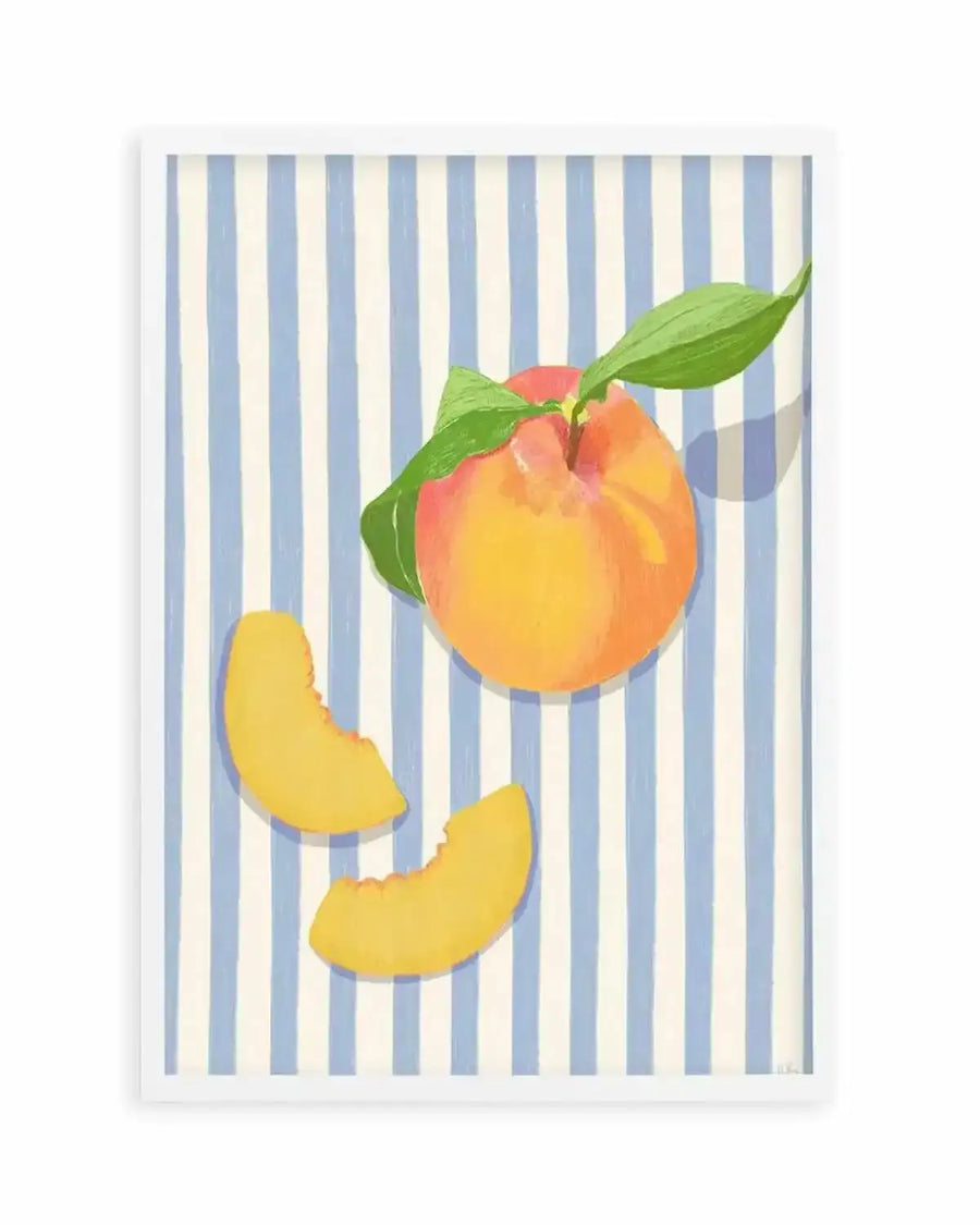 Just Peachy by Jenny Liz Rome Art Print from Olive et Oriel where you can shop wallpaper and artworks online