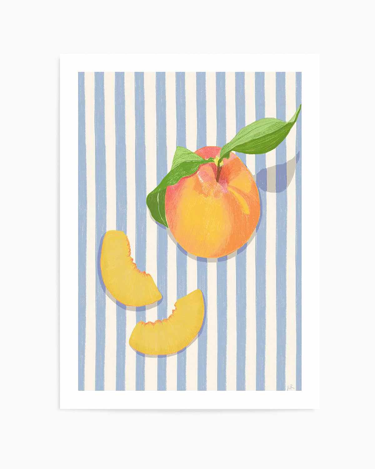 Just Peachy by Jenny Liz Rome Art Print