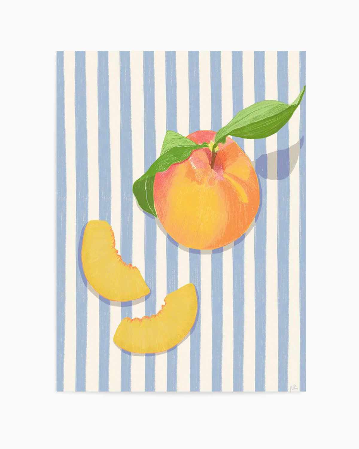 Just Peachy by Jenny Liz Rome Art Print