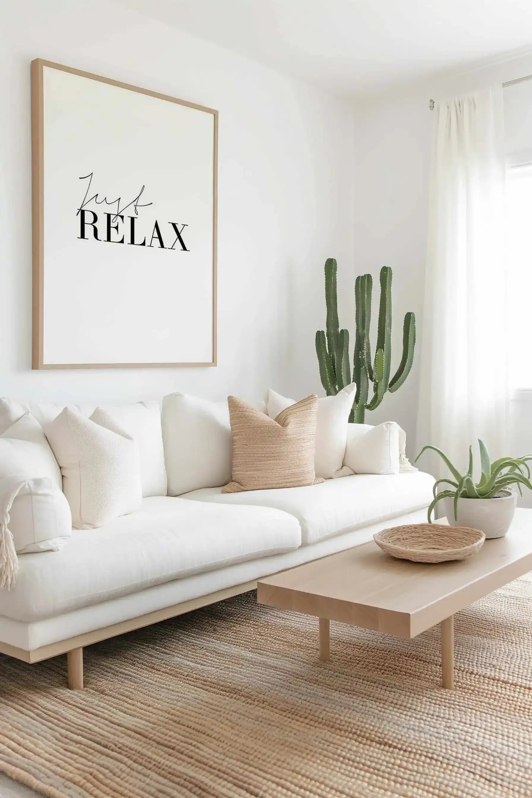 Just Relax Art Print from Olive et Oriel where you can shop wallpaper and artworks online