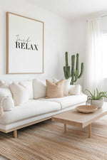 Just Relax Art Print