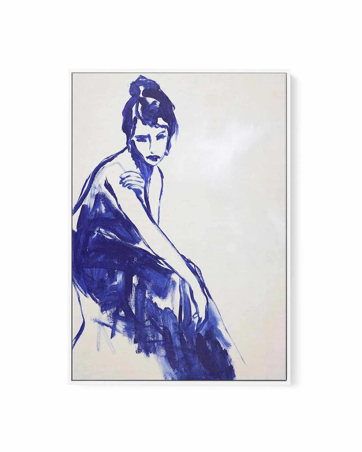 Just a Little While by Design Fabrikken | Framed Canvas Art Print from Olive et Oriel where you can shop wallpaper and artworks online