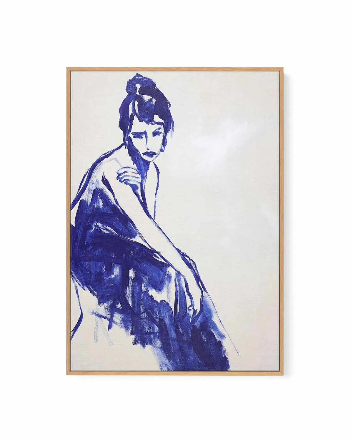 Just a Little While by Design Fabrikken | Framed Canvas Art Print from Olive et Oriel where you can shop wallpaper and artworks online