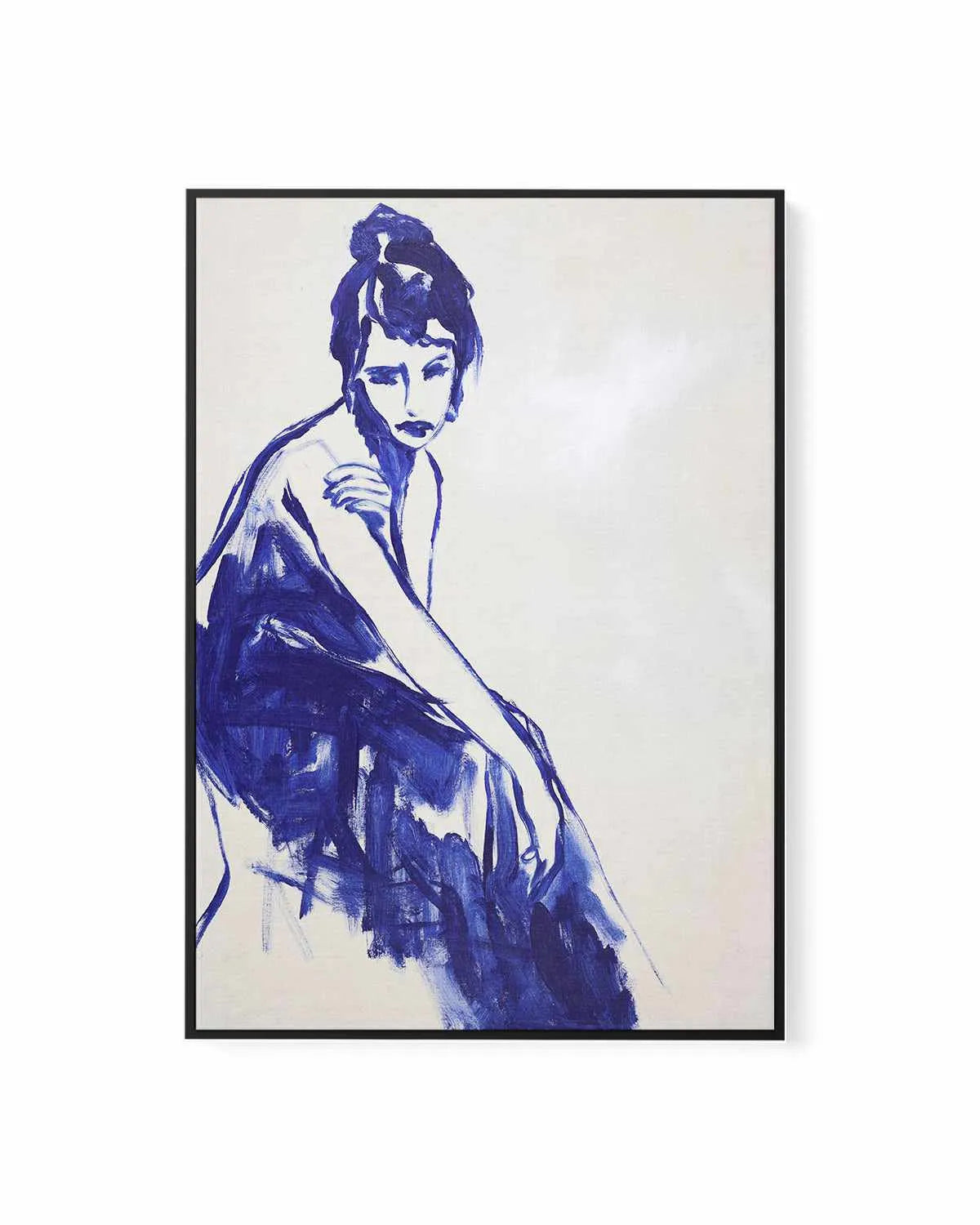 Just a Little While by Design Fabrikken | Framed Canvas Art Print from Olive et Oriel where you can shop wallpaper and artworks online