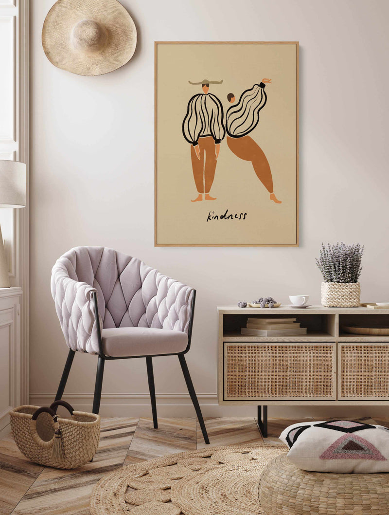 K by Arty Guava | Framed Canvas Art Print
