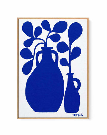 Kora by Teena Zerefos | Framed Canvas Art Print from Olive et Oriel where you can shop wallpaper and artworks online