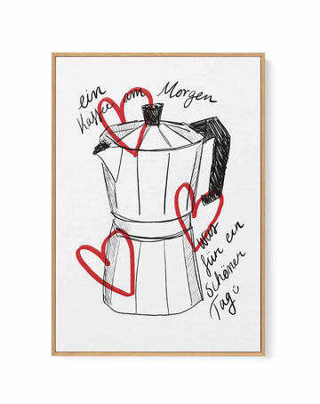 Kaffee am Morgen By Athene Fritsch | Framed Canvas Art Print from Olive et Oriel where you can shop wallpaper and artworks online