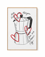 Kaffee am Morgen By Athene Fritsch | Framed Canvas Art Print