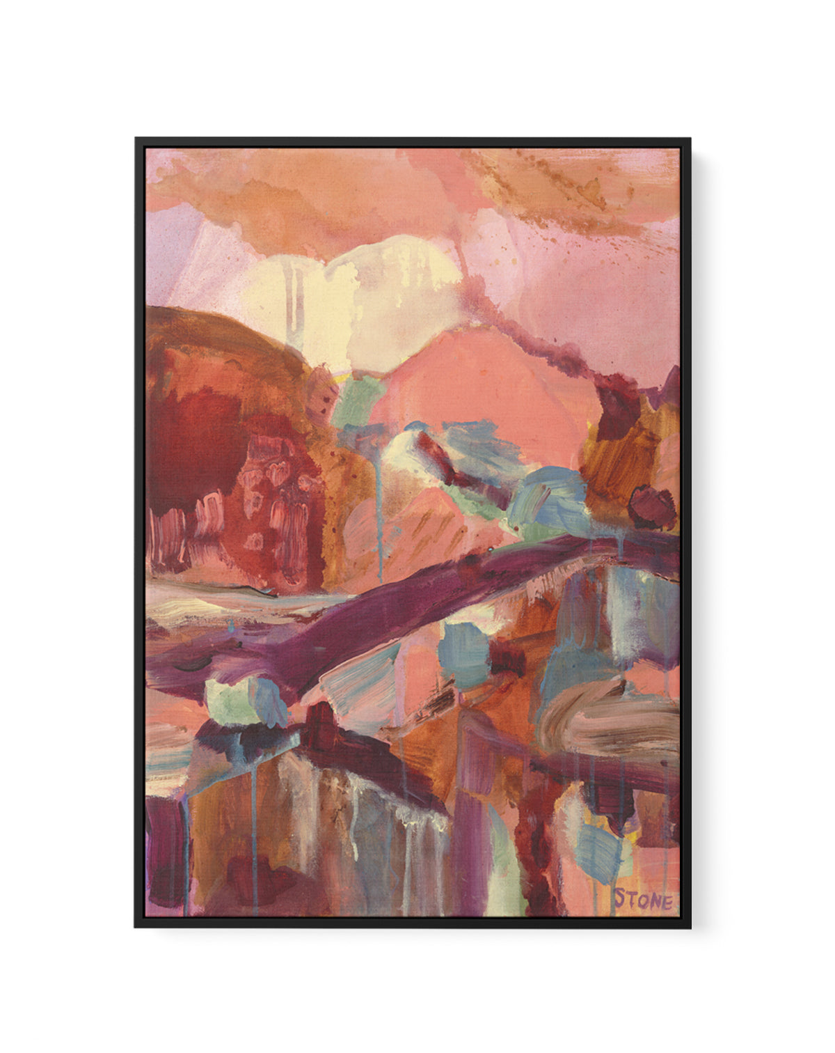 Kalgoorlie by Belinda Stone | Framed Canvas Art Print