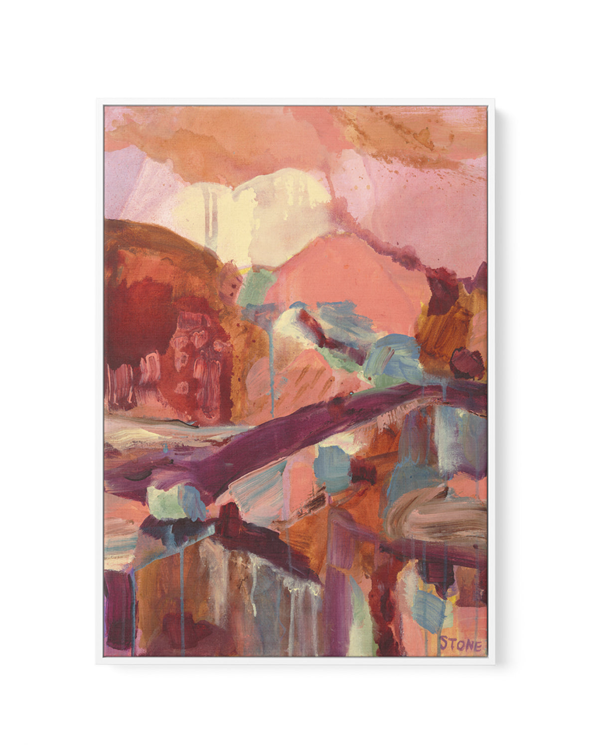 Kalgoorlie by Belinda Stone | Framed Canvas Art Print