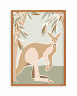 Kangaroo Canopy Art Print
