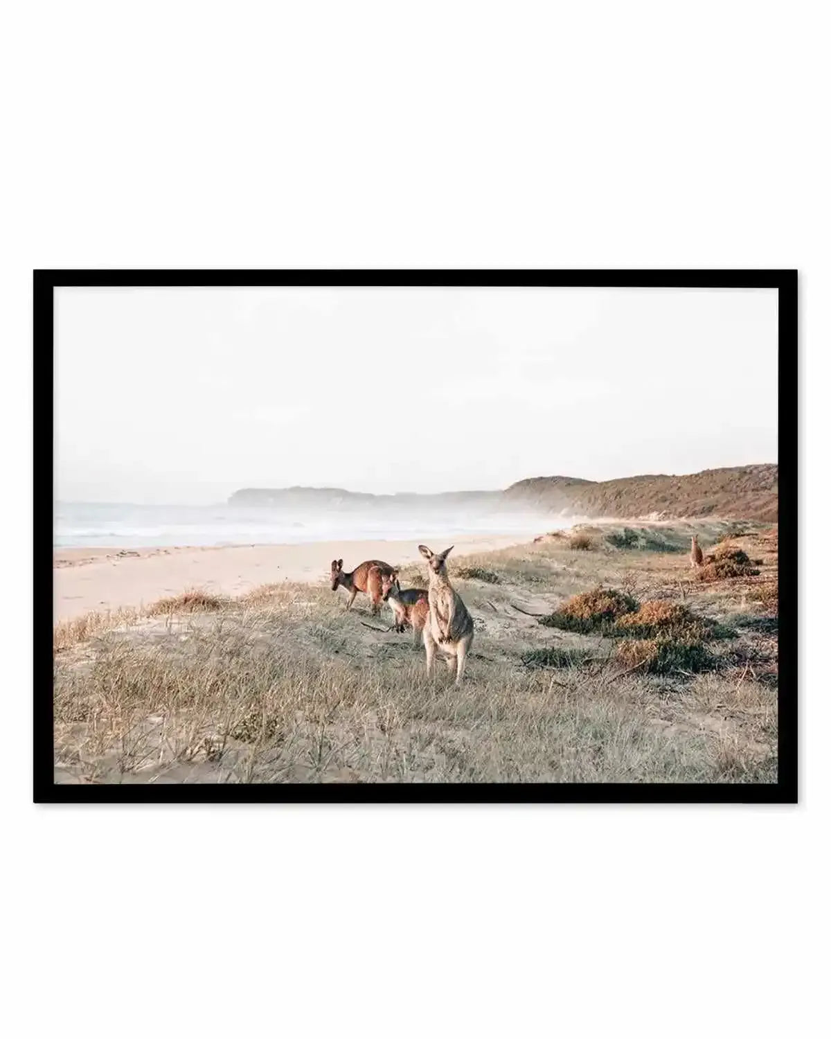 Kangaroos at Dusk Art Print from Olive et Oriel where you can shop wallpaper and artworks online