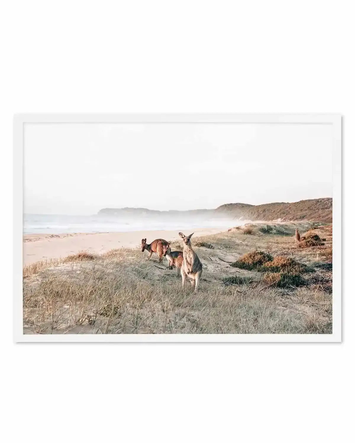 Kangaroos at Dusk Art Print from Olive et Oriel where you can shop wallpaper and artworks online