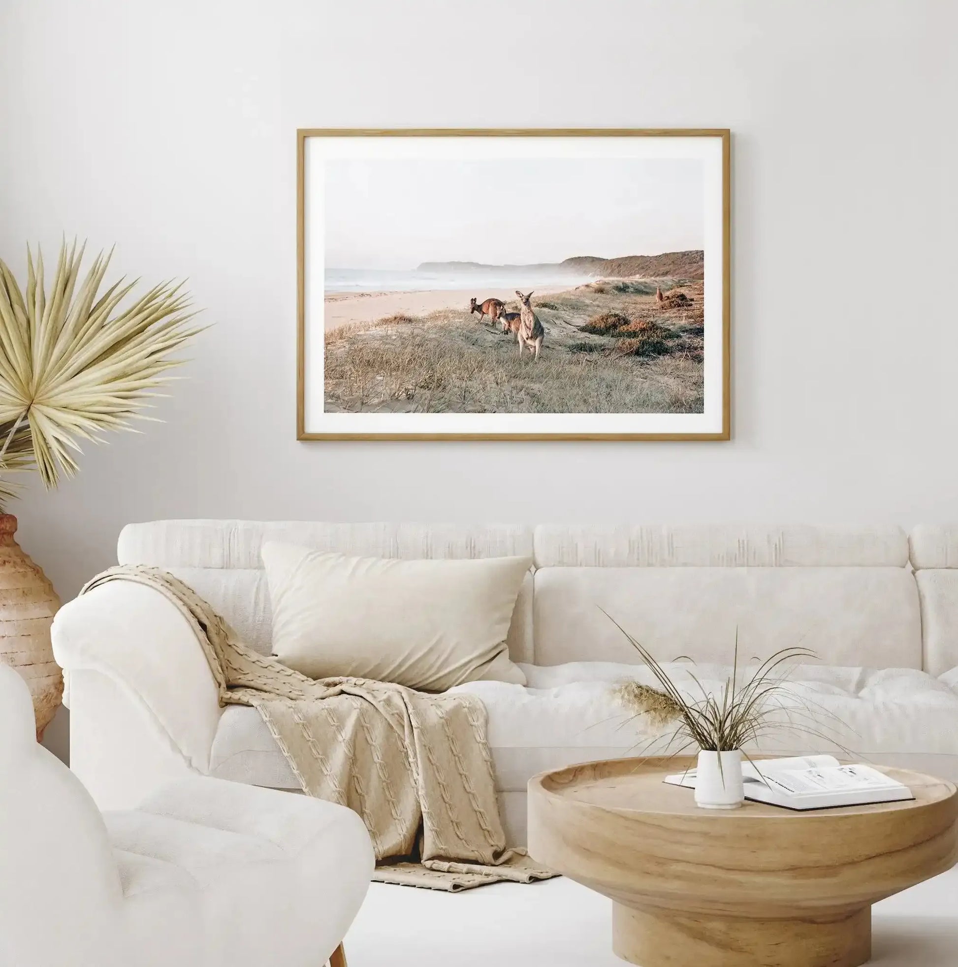 Kangaroos at Dusk Art Print-PRINT-Olive et Oriel-Olive et Oriel-Buy-Australian-Art-Prints-Online-with-Olive-et-Oriel-Your-Artwork-Specialists-Austrailia-Decorate-With-Coastal-Photo-Wall-Art-Prints-From-Our-Beach-House-Artwork-Collection-Fine-Poster-and-Framed-Artwork