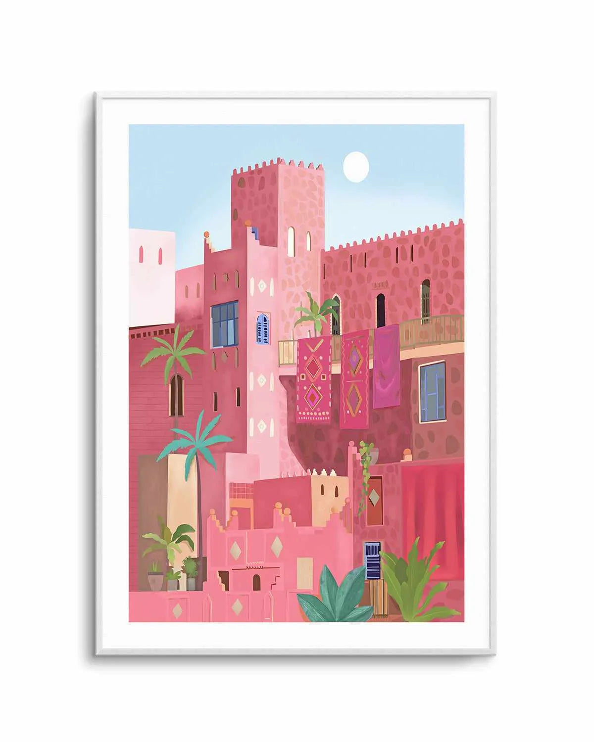 Kasbah of Marrakesh by Petra Lizde Art Print from Olive et Oriel where you can shop wallpaper and artworks online