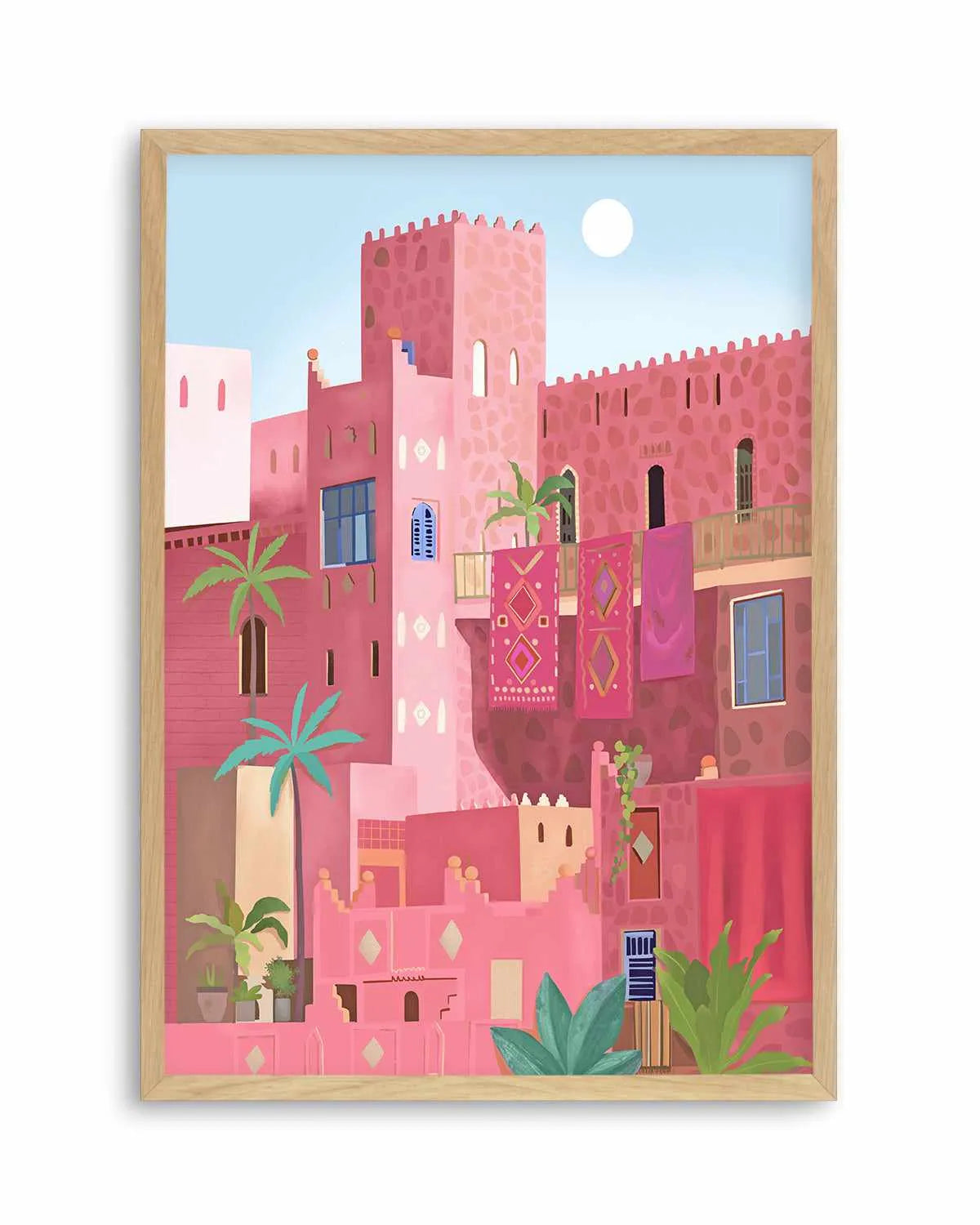 Kasbah of Marrakesh by Petra Lizde Art Print from Olive et Oriel where you can shop wallpaper and artworks online