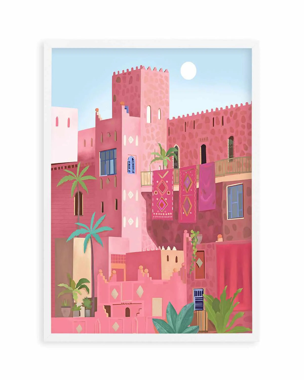 Kasbah of Marrakesh by Petra Lizde Art Print from Olive et Oriel where you can shop wallpaper and artworks online