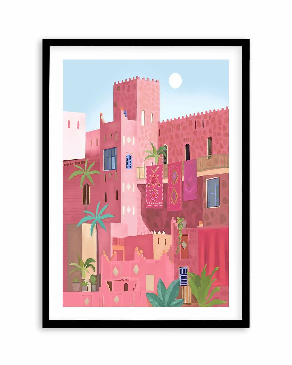 Kasbah of Marrakesh by Petra Lizde Art Print from Olive et Oriel where you can shop wallpaper and artworks online
