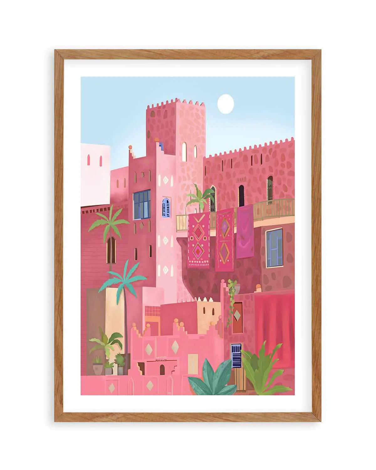 Kasbah of Marrakesh by Petra Lizde Art Print from Olive et Oriel where you can shop wallpaper and artworks online