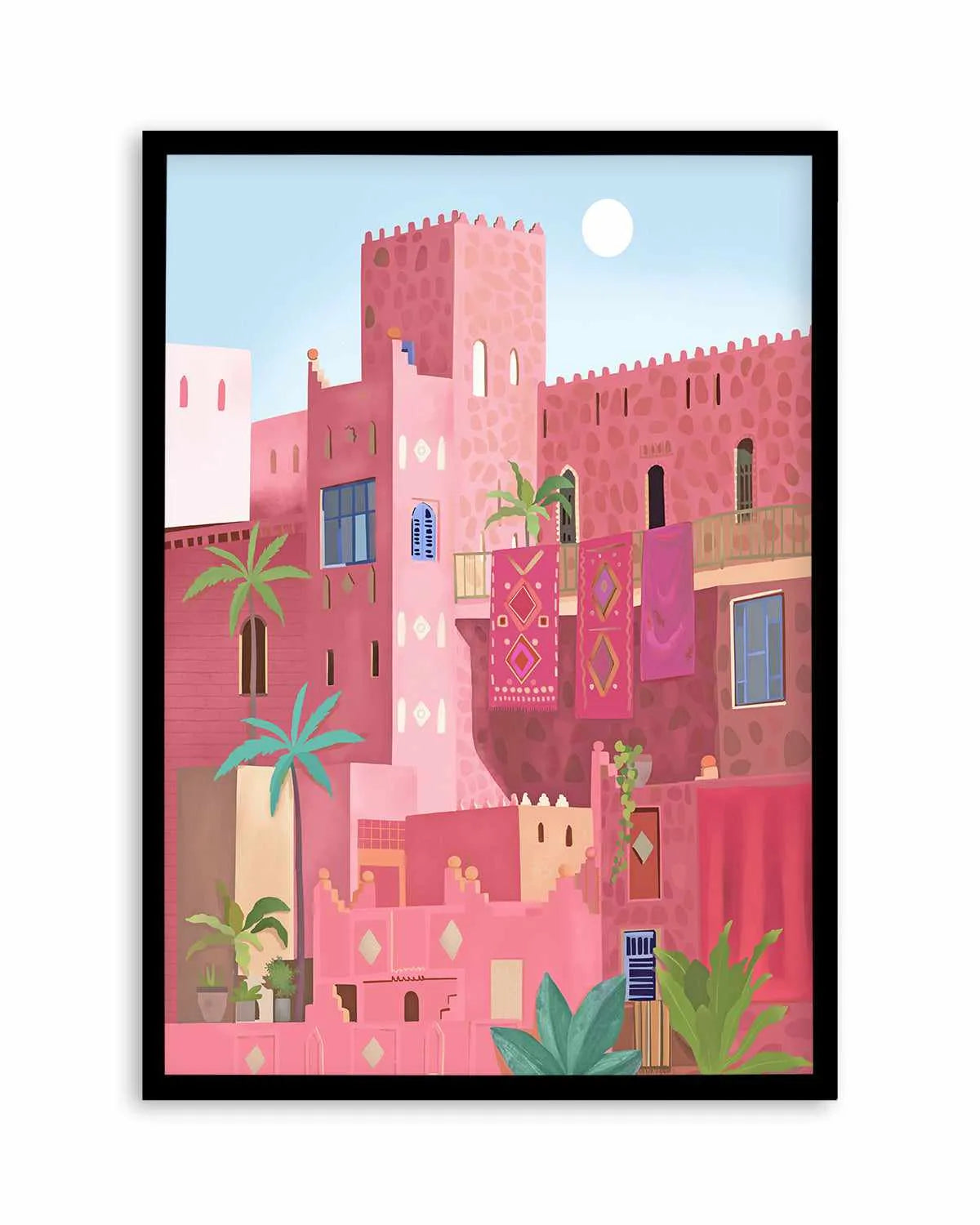 Kasbah of Marrakesh by Petra Lizde Art Print from Olive et Oriel where you can shop wallpaper and artworks online