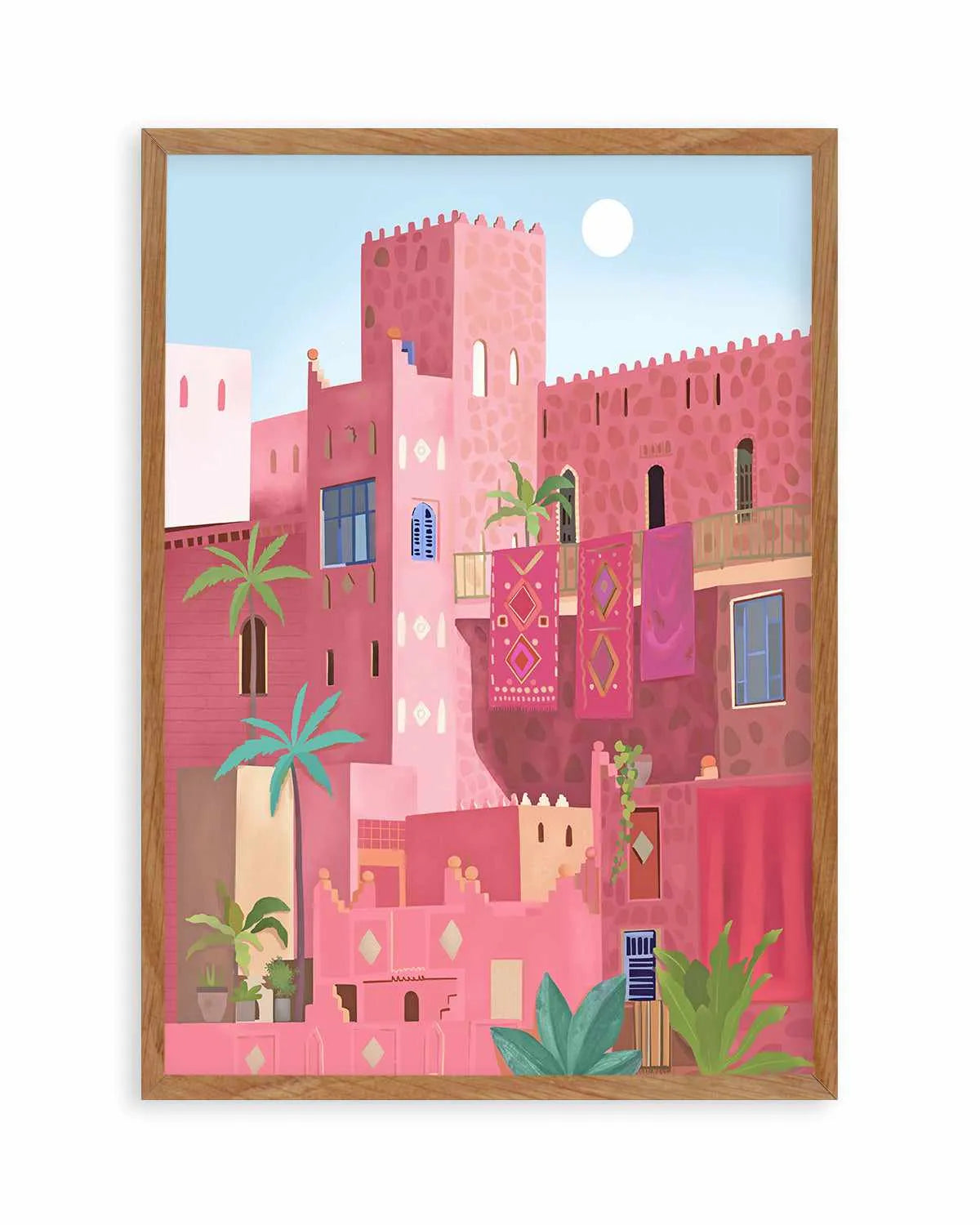Kasbah of Marrakesh by Petra Lizde Art Print from Olive et Oriel where you can shop wallpaper and artworks online
