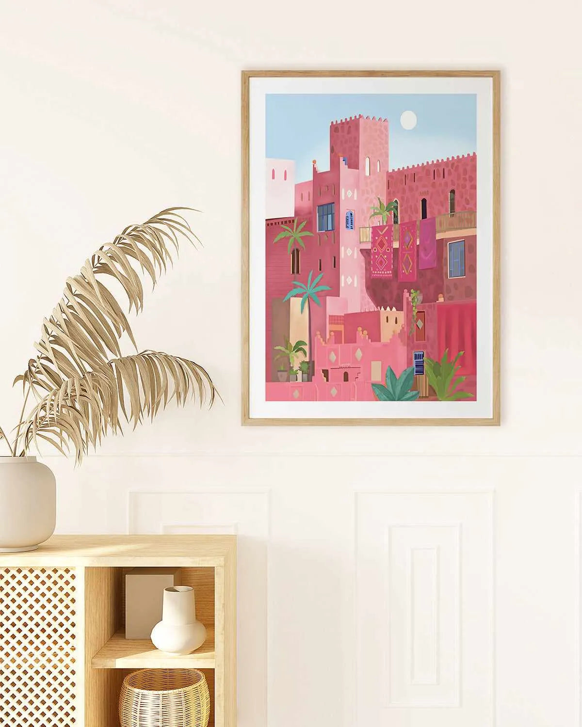 Kasbah of Marrakesh by Petra Lizde Art Print from Olive et Oriel where you can shop wallpaper and artworks online