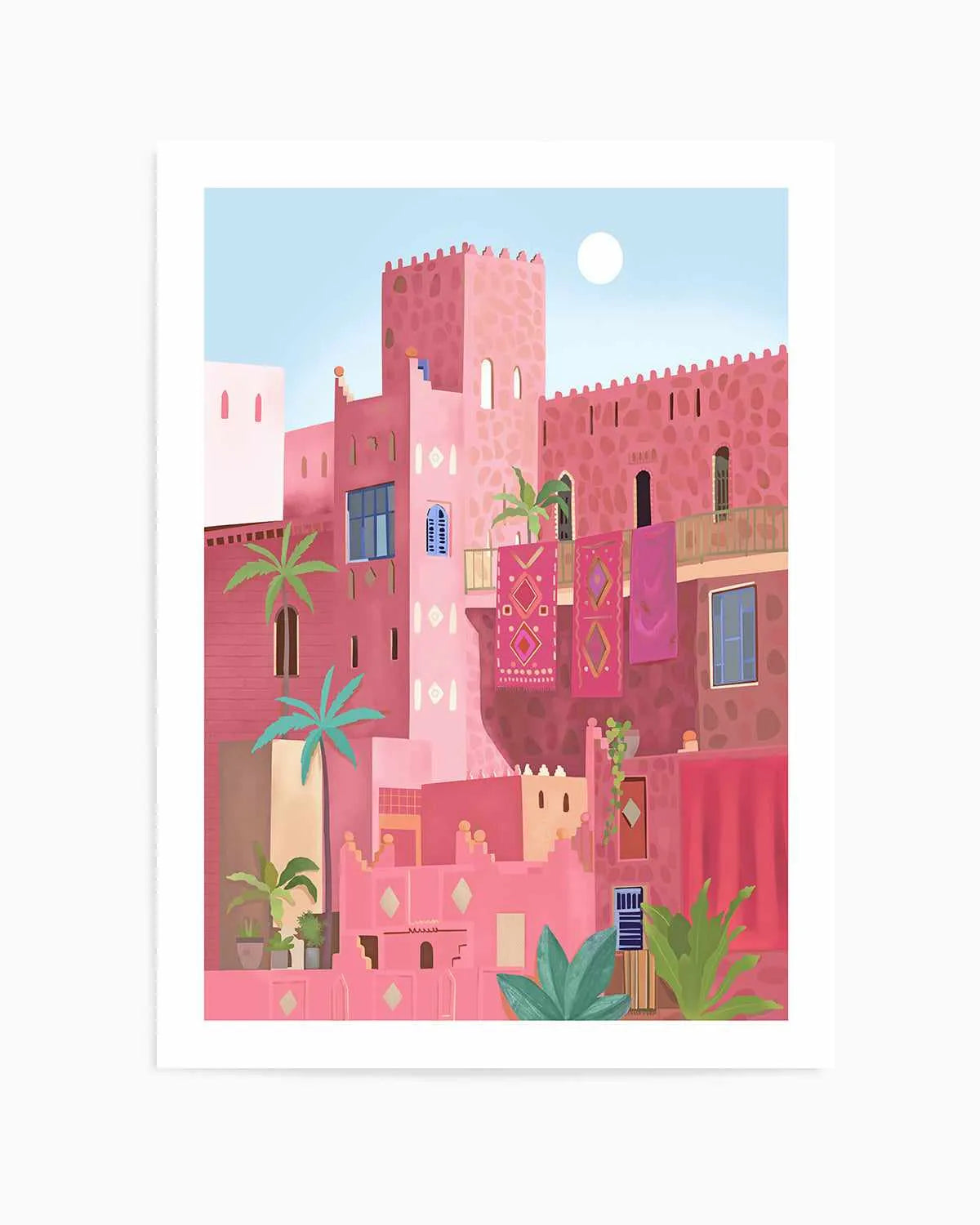 Kasbah of Marrakesh by Petra Lizde Art Print from Olive et Oriel where you can shop wallpaper and artworks online