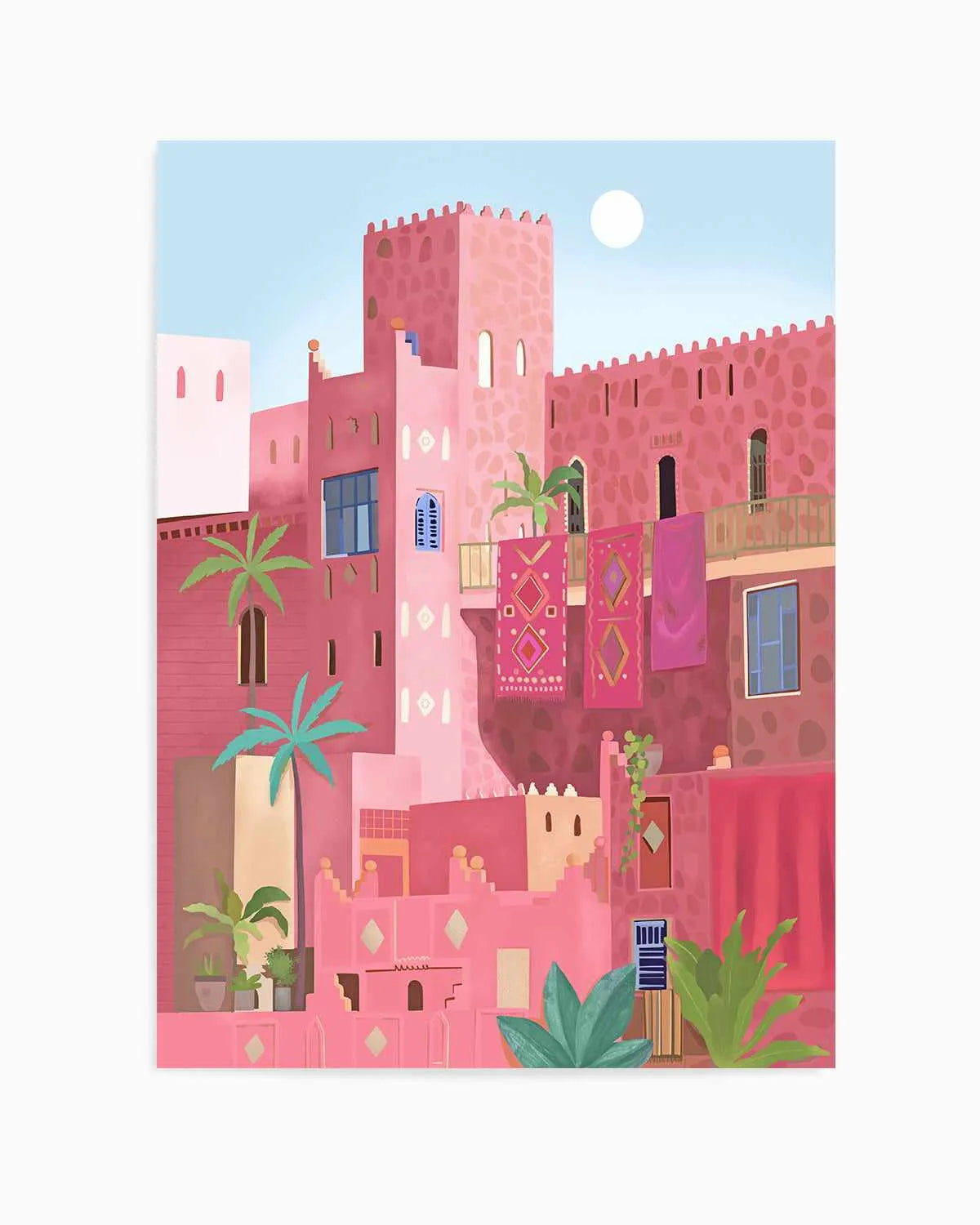 Kasbah of Marrakesh by Petra Lizde Art Print from Olive et Oriel where you can shop wallpaper and artworks online