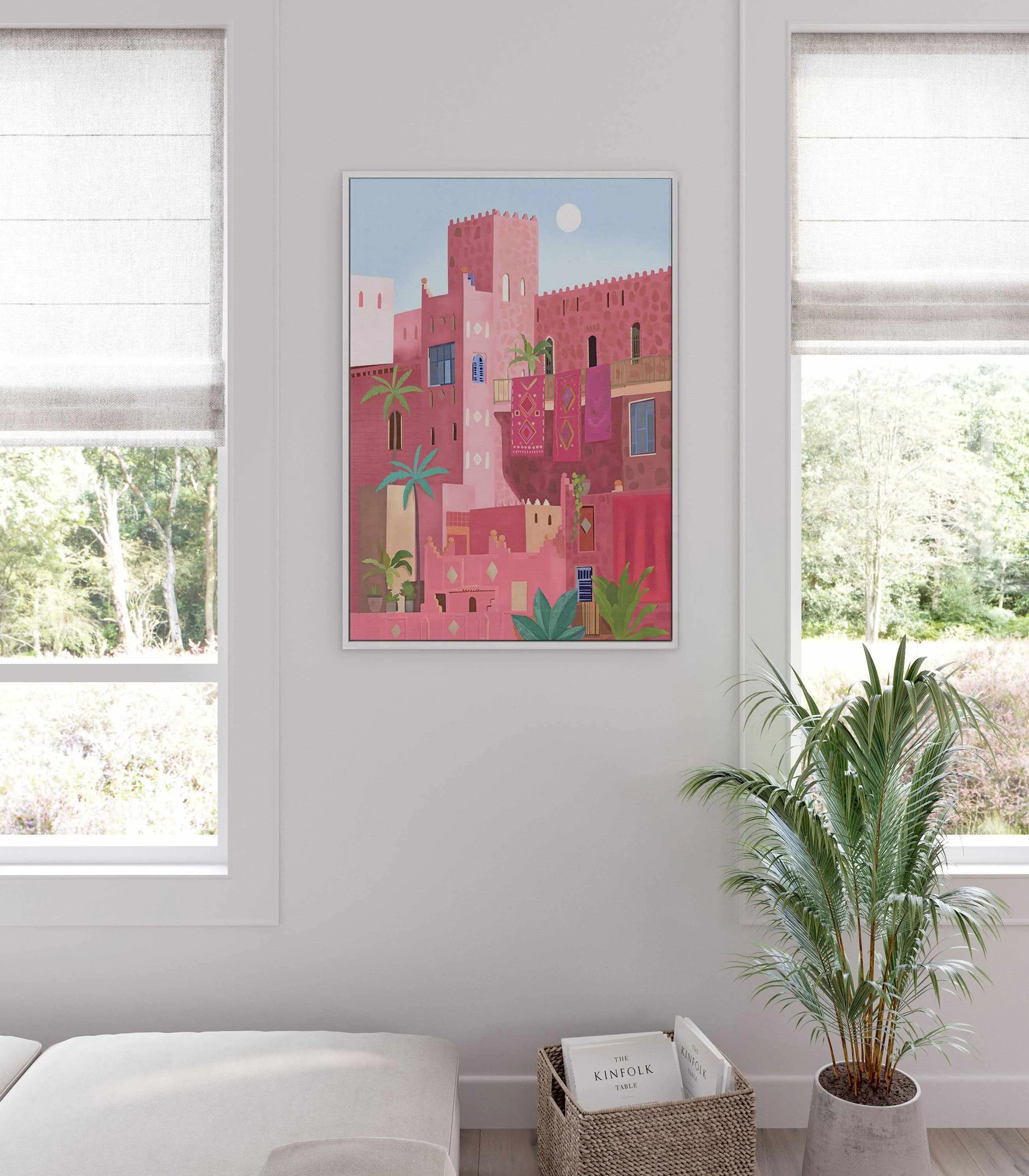 Kasbah of Marrakesh by Petra Lizde | Framed Canvas Art Print from Olive et Oriel where you can shop wallpaper and artworks online