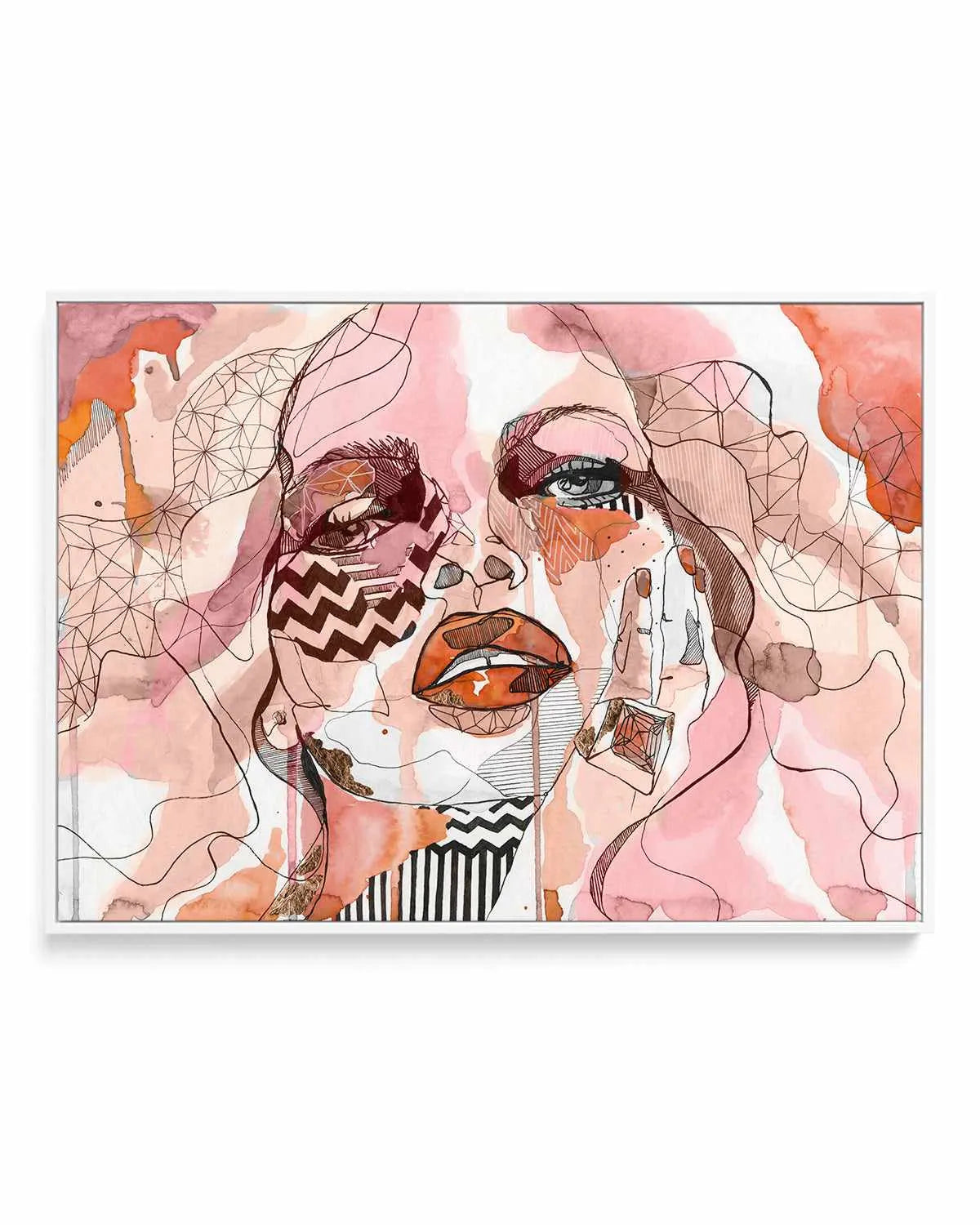 Kate by Maku Fenaroli | Framed Canvas Art Print from Olive et Oriel where you can shop wallpaper and artworks online