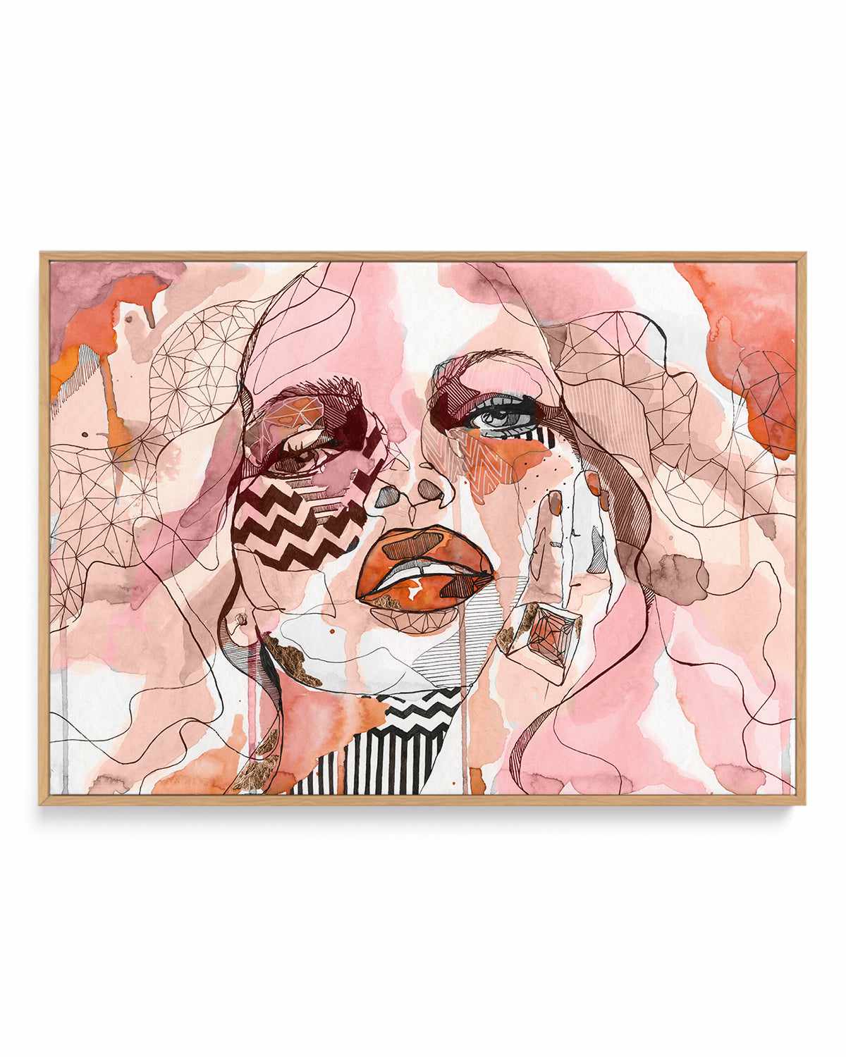 Kate by Maku Fenaroli | Framed Canvas Art Print