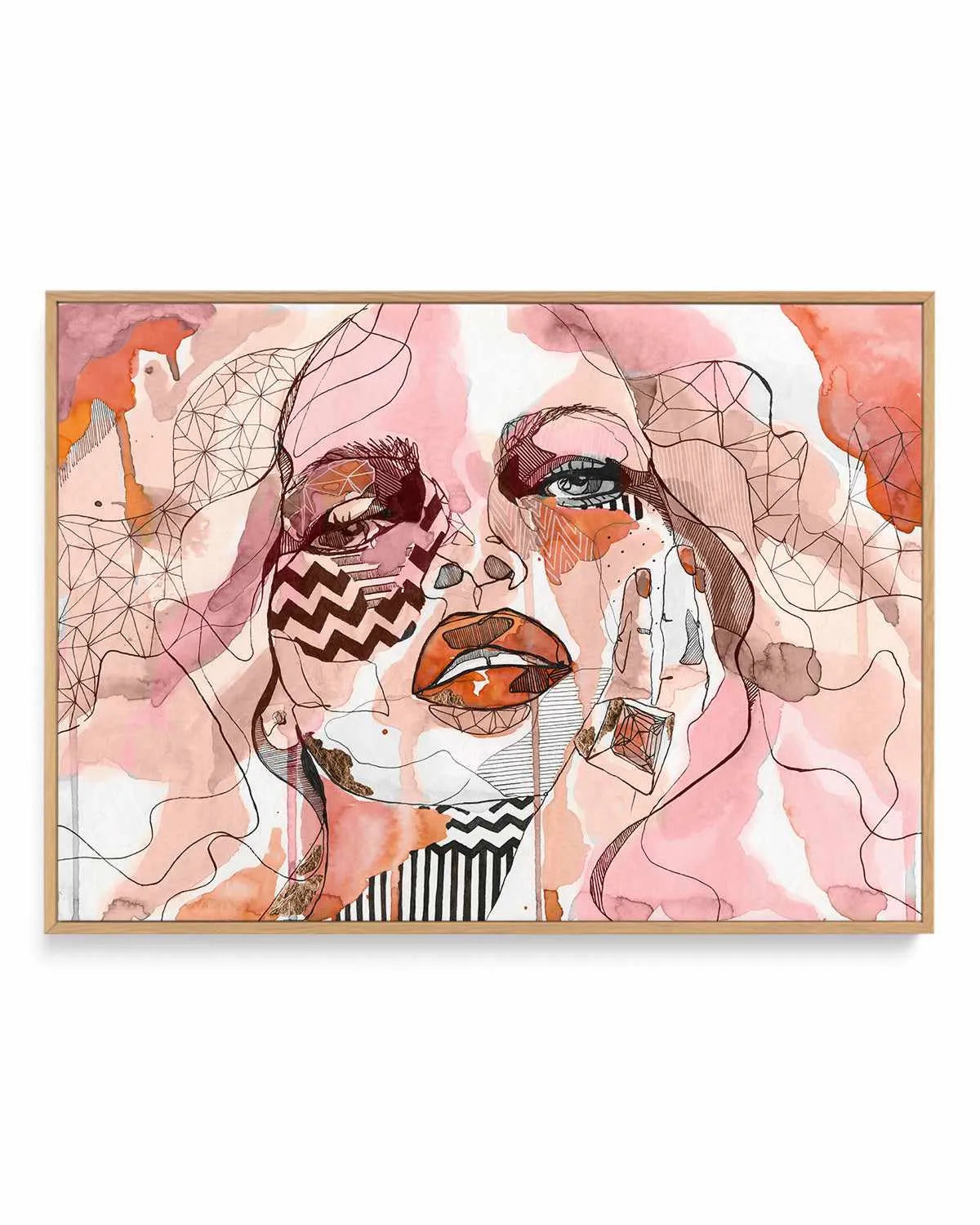 Kate by Maku Fenaroli | Framed Canvas Art Print from Olive et Oriel where you can shop wallpaper and artworks online