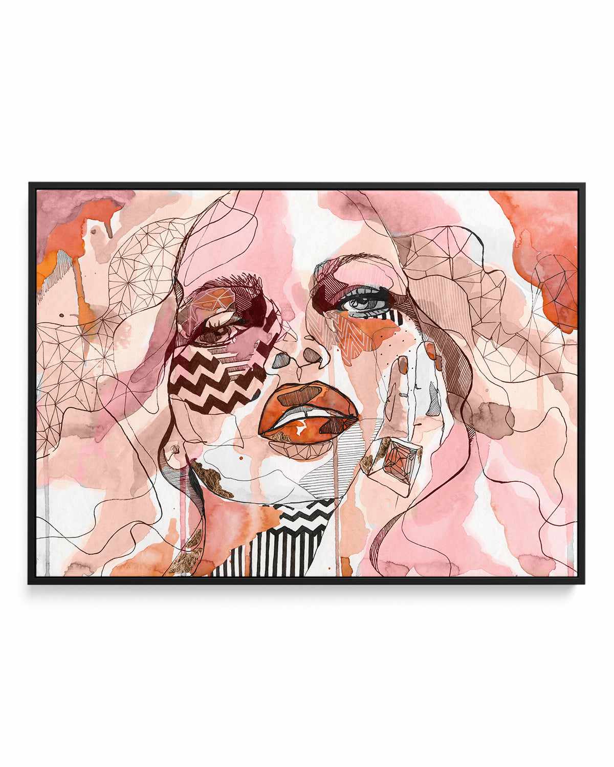 Kate by Maku Fenaroli | Framed Canvas Art Print