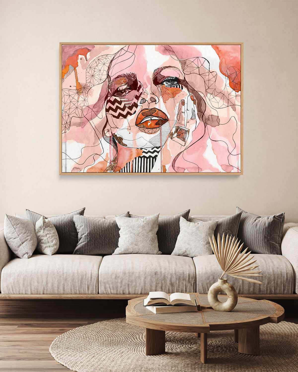 Kate by Maku Fenaroli | Framed Canvas Art Print