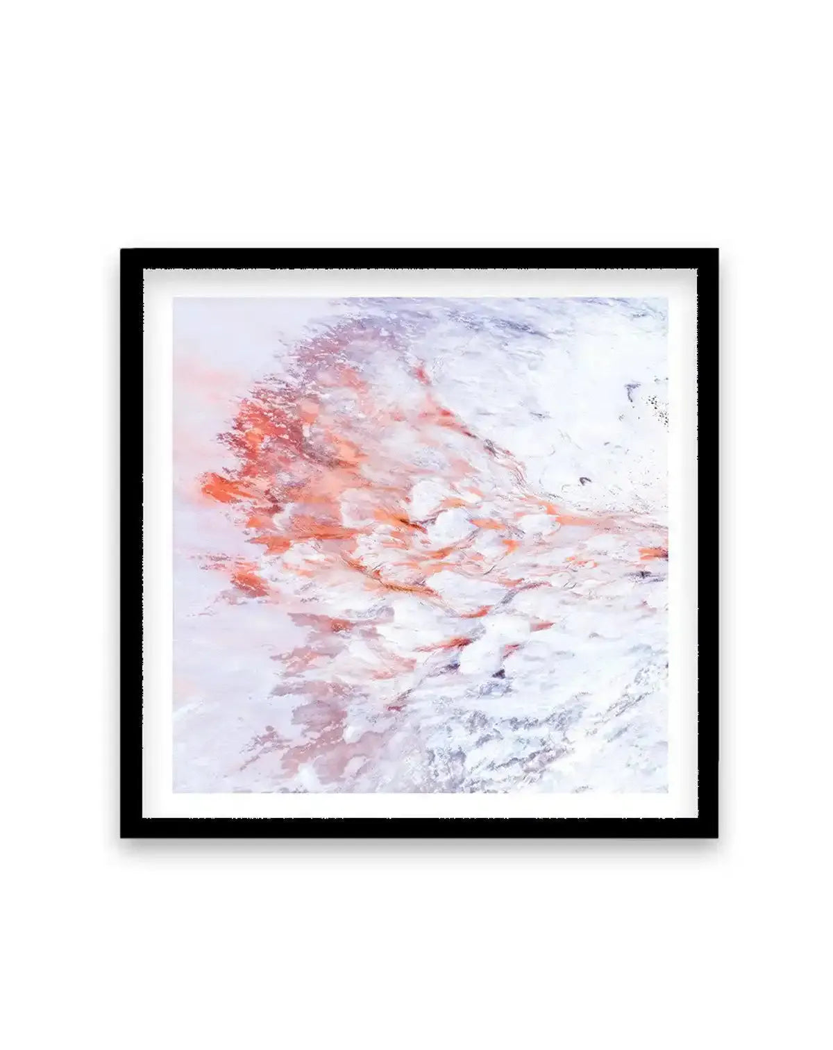 Kati Thanda-Lake Eyre No IX | SQ Art Print-PRINT-Olive et Oriel-Olive et Oriel-70x70 cm | 27.5" x 27.5"-Black-With White Border-Buy-Australian-Art-Prints-Online-with-Olive-et-Oriel-Your-Artwork-Specialists-Austrailia-Decorate-With-Coastal-Photo-Wall-Art-Prints-From-Our-Beach-House-Artwork-Collection-Fine-Poster-and-Framed-Artwork