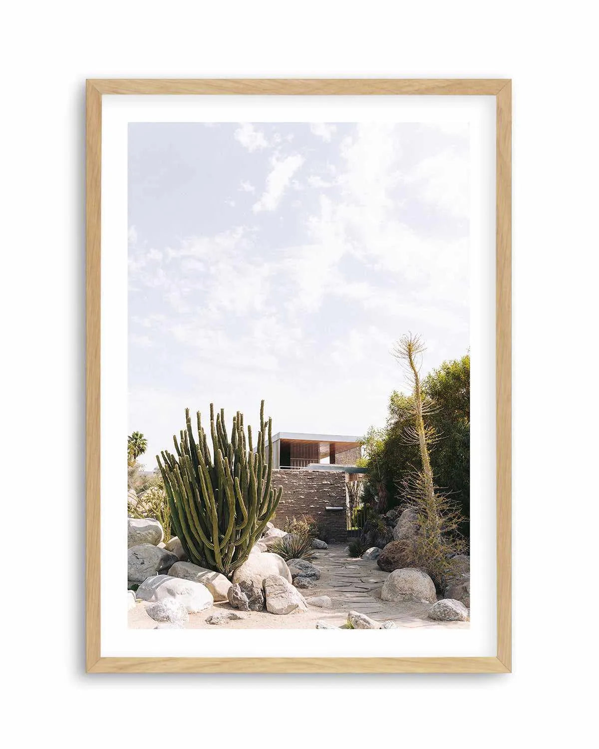 Kaufman Haus Palm Springs I Art Print from Olive et Oriel where you can shop wallpaper and artworks online