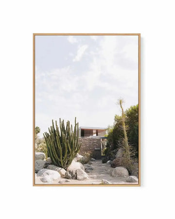 Kaufman Haus Palm Springs I | Framed Canvas Art Print from Olive et Oriel where you can shop wallpaper and artworks online