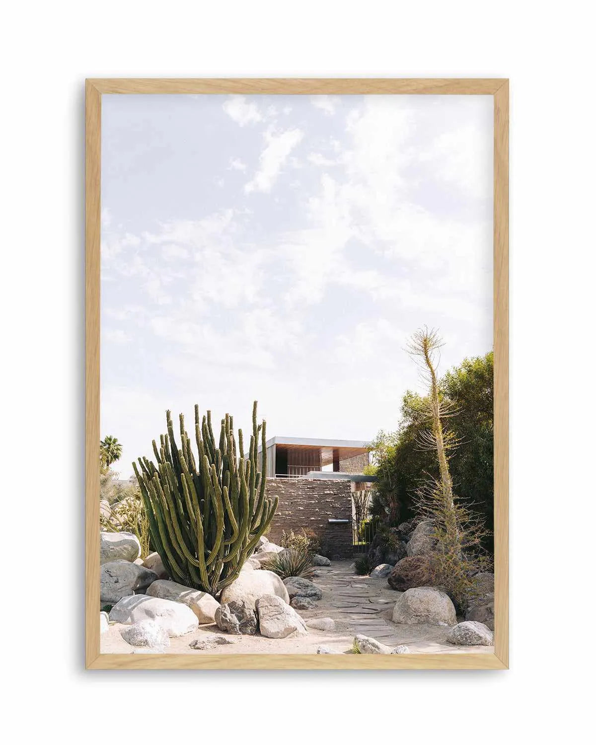 Kaufman Haus Palm Springs I Art Print from Olive et Oriel where you can shop wallpaper and artworks online