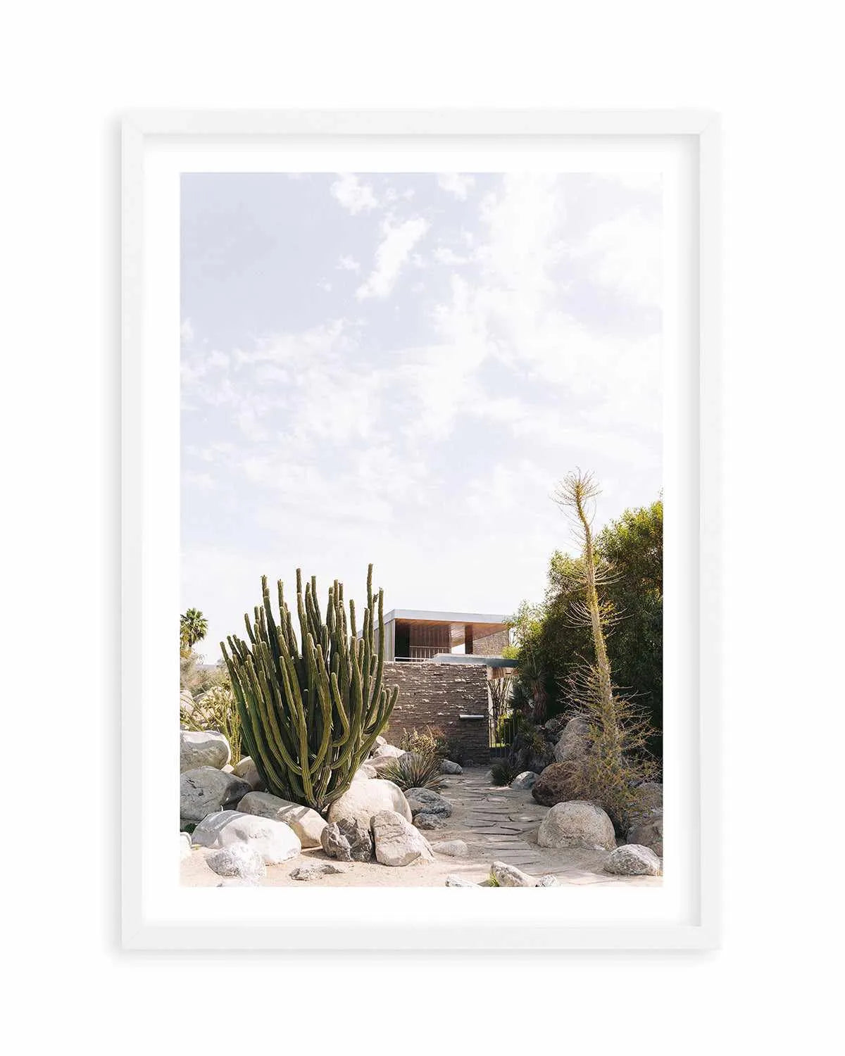 Kaufman Haus Palm Springs I Art Print from Olive et Oriel where you can shop wallpaper and artworks online