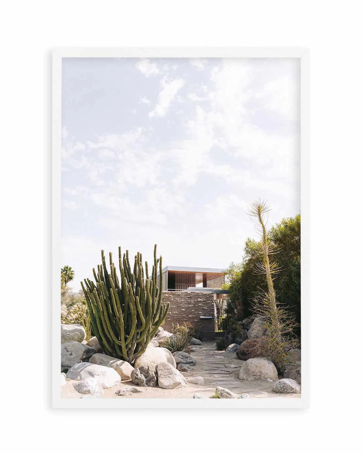 Kaufman Haus Palm Springs I Art Print from Olive et Oriel where you can shop wallpaper and artworks online