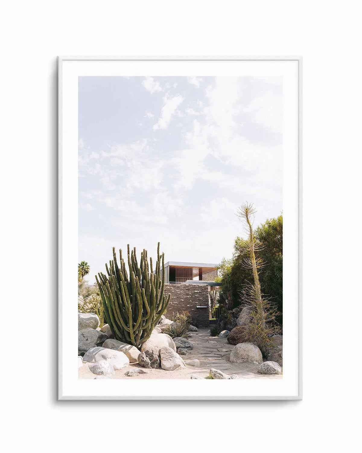 Kaufman Haus Palm Springs I Art Print from Olive et Oriel where you can shop wallpaper and artworks online