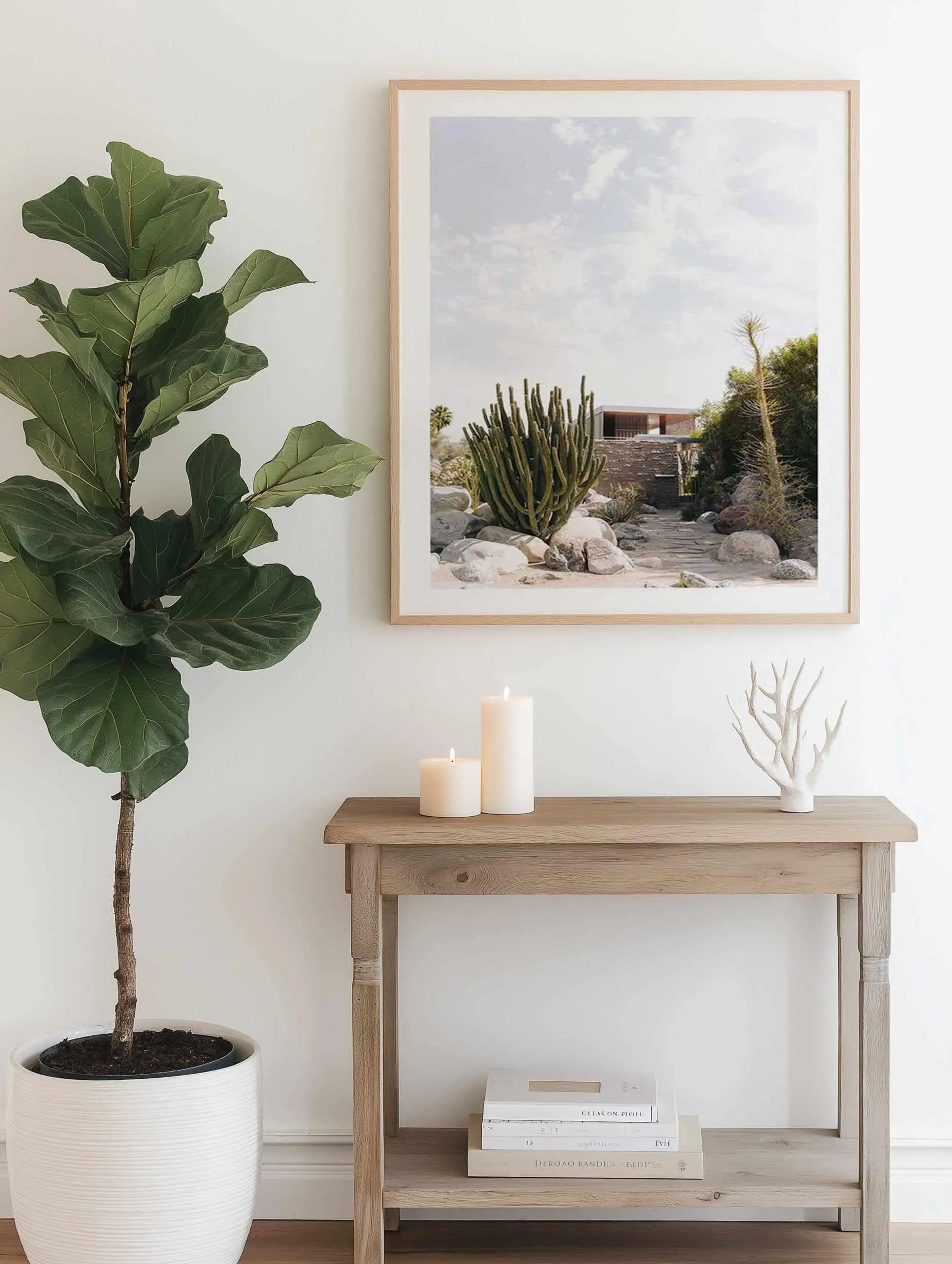 Kaufman Haus Palm Springs I Art Print from Olive et Oriel where you can shop wallpaper and artworks online