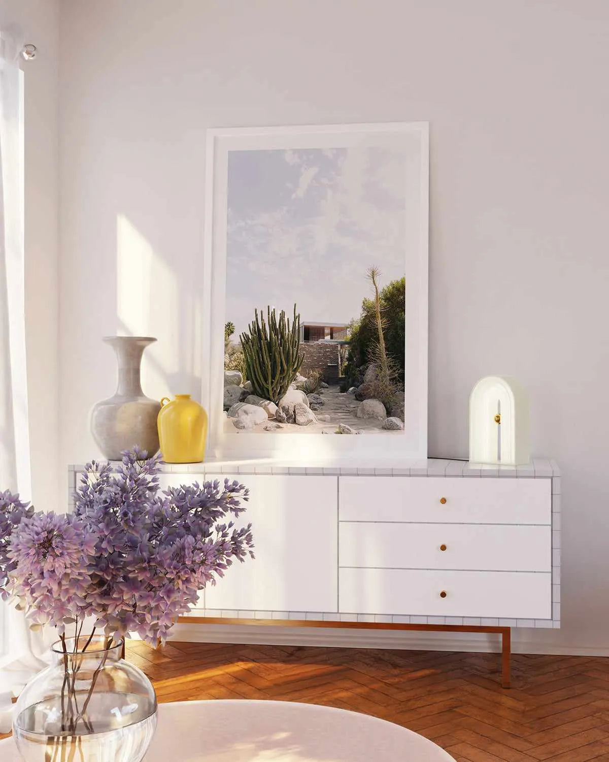 Kaufman Haus Palm Springs I Art Print from Olive et Oriel where you can shop wallpaper and artworks online