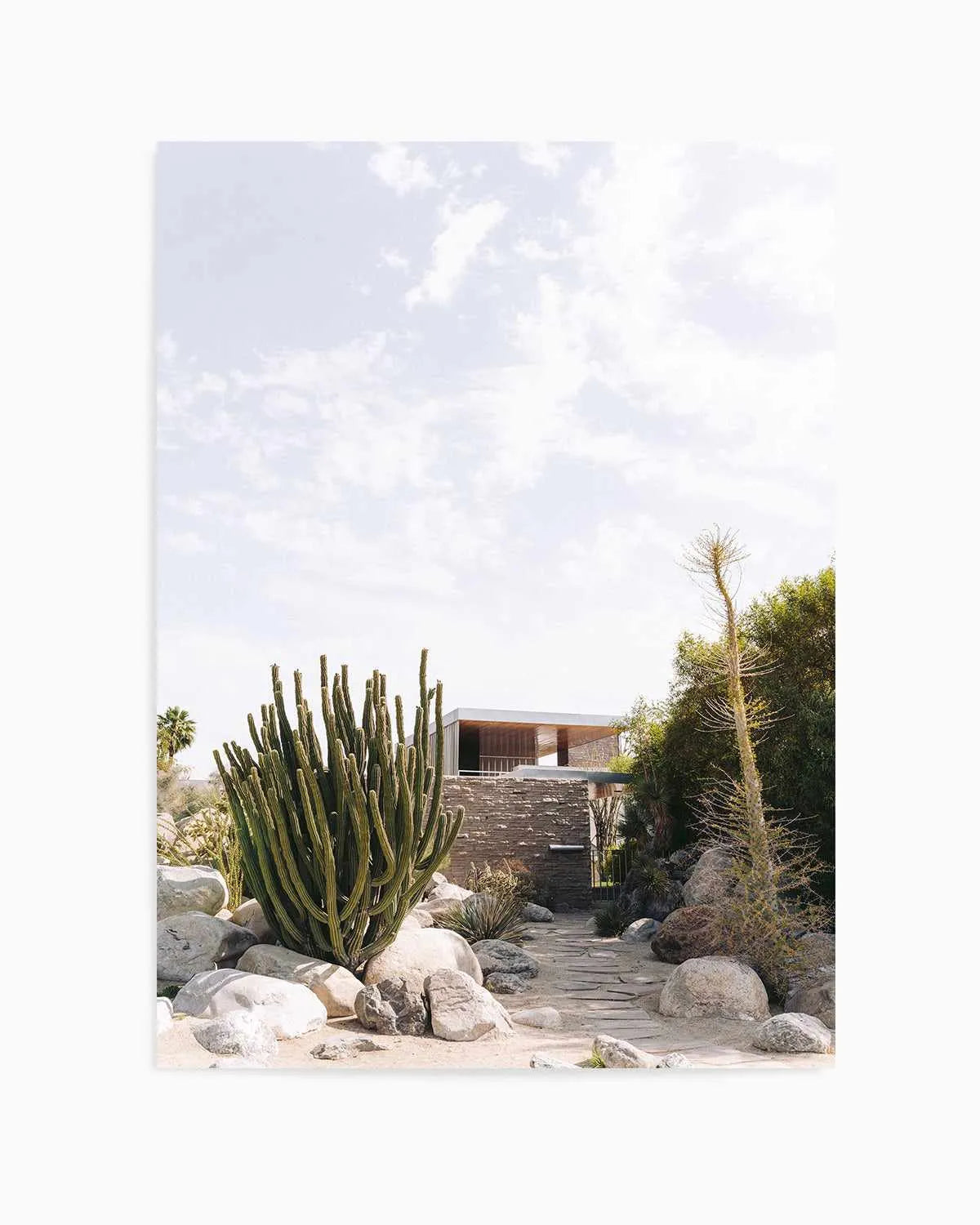 Kaufman Haus Palm Springs I Art Print from Olive et Oriel where you can shop wallpaper and artworks online